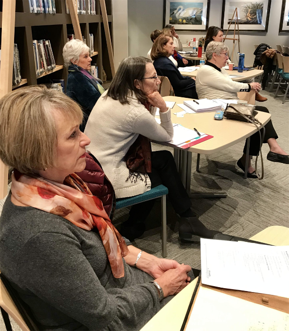 Members working hard during the 2019 Strategic Planning Session