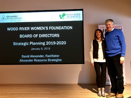 WRWF Vice President Terri Bullock and David Alexander of Alexander Resource Strategies