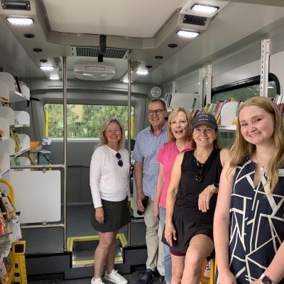 Group Inside Bookmobile Hailey (1)